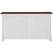 NovaSolo Halifax Accent Classic Buffet in Pure White and Dark Wood