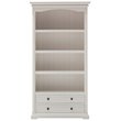 NovaSolo Provence 4 Shelf Bookcase in Pure White