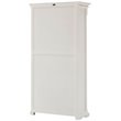 NovaSolo Provence 4 Shelf Bookcase in Pure White