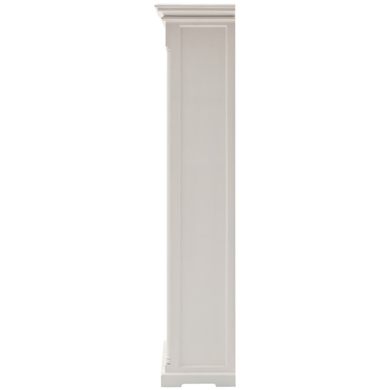 NovaSolo Provence 4 Shelf Bookcase in Pure White