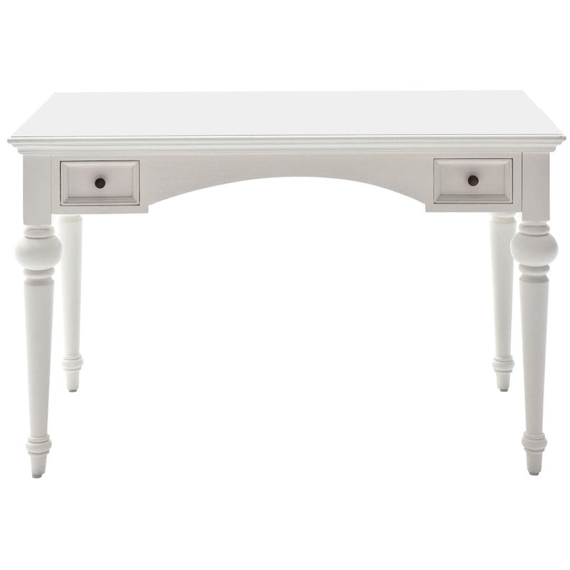 NovaSolo Provence Writing Desk in Pure White