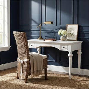 NovaSolo Provence Writing Desk in Pure White