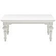 NovaSolo Provence Rectangular Coffee Table Wood in Pure White