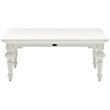NovaSolo Provence Rectangular Coffee Table Wood in Pure White