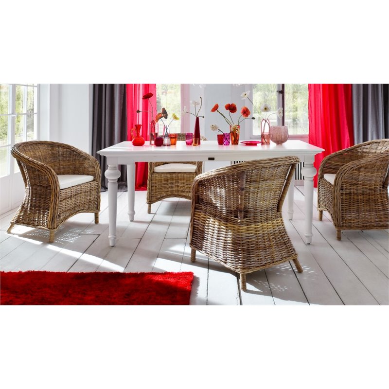 NovaSolo Wickerworks Bonsun Armchair with Cushion (Set of 2)