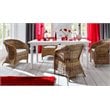 NovaSolo Wickerworks Bonsun Armchair with Cushion (Set of 2)
