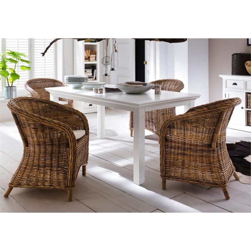 NovaSolo Wickerworks Bonsun Armchair with Cushion (Set of 2)