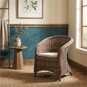 NovaSolo Wickerworks Bonsun Armchair with Cushion (Set of 2)