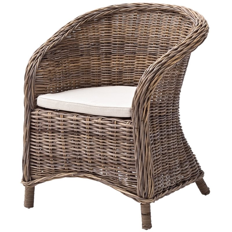 NovaSolo Wickerworks Bonsun Armchair with Cushion (Set of 2)