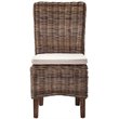 NovaSolo Wickerworks Morin Dining Chair with Cushion (Set of 2)