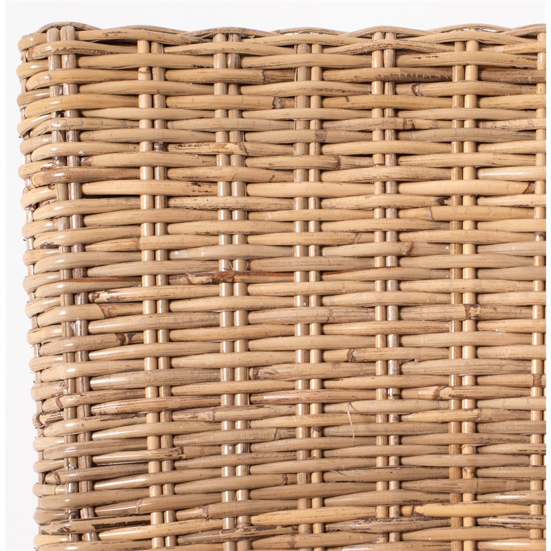 NovaSolo Wickerworks Bishop Dining Chair with Cushion (Set of 2)