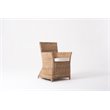 NovaSolo Wickerworks Bishop Dining Chair with Cushion (Set of 2)