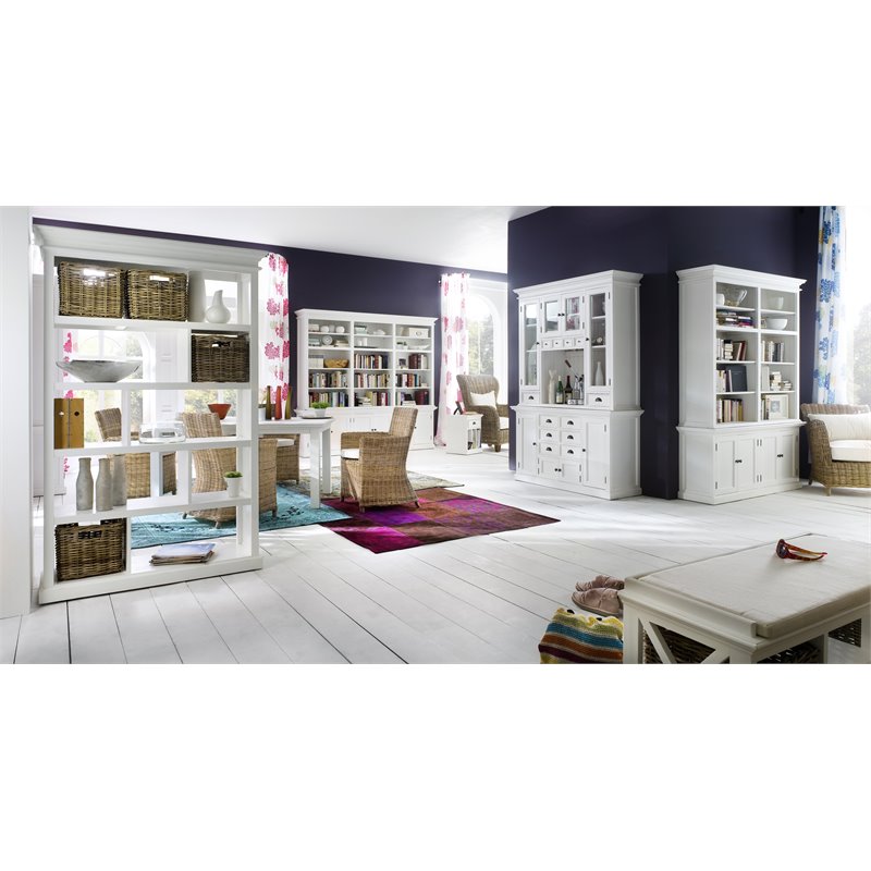 NovaSolo Wickerworks Bishop Dining Chair with Cushion (Set of 2)