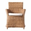 NovaSolo Wickerworks Bishop Dining Chair with Cushion (Set of 2)