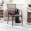 NovaSolo Wickerworks Duke Chair Rattan in Brown (Set of 2)