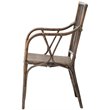 NovaSolo Wickerworks Duke Chair Rattan in Brown (Set of 2)