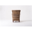 NovaSolo Wickerworks Baron Chair with Seat Cushion (Set of 2)