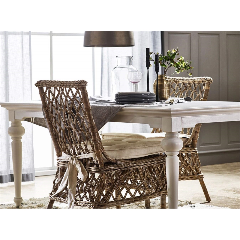 NovaSolo Wickerworks Aristocrate Side Chair (Set of 2)