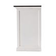 NovaSolo Halifax Accent Mahogany Wood Buffet with 4 Basket Set in White