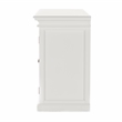 NovaSolo Halifax Mahogany Wood Buffet with 4 Glass Doors in White
