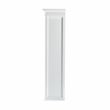 NovaSolo Halifax Mahogany Wood Single-Bay Hutch in White