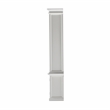 NovaSolo Halifax Mahogany Wood Single-Bay Hutch in White