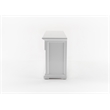 NovaSolo Buffet with 5 Doors Provence Solid Wood in White