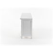 NovaSolo Buffet with 5 Doors Skansen Solid Wood in White