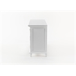 NovaSolo Buffet with 4 Doors 3 Drawers Skansen Solid Wood in White