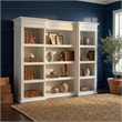 NovaSolo Kitchen Hutch Cabinet with 5 Doors 3 Drawers Skansen in White