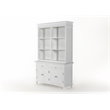 NovaSolo Hutch Unit with 6 Shelves Skansen in White