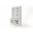 NovaSolo Hutch Unit with 6 Shelves Skansen in White