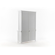 NovaSolo Hutch Unit with 6 Shelves Skansen in White