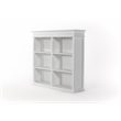 NovaSolo Hutch Unit with 6 Shelves Skansen in White