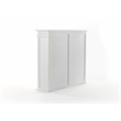 NovaSolo Hutch Unit with 6 Shelves Skansen in White