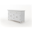 NovaSolo Hutch Unit with 6 Shelves Skansen in White