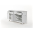 NovaSolo Hutch Unit with 6 Shelves Skansen in White