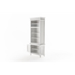 NovaSolo Single-Bay Hutch Unit Skansen Solid Wood in White