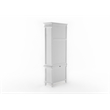 NovaSolo Single-Bay Hutch Unit Skansen Solid Wood in White