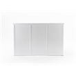 NovaSolo Triple-Bay Hutch Unit Skansen Solid Wood in White