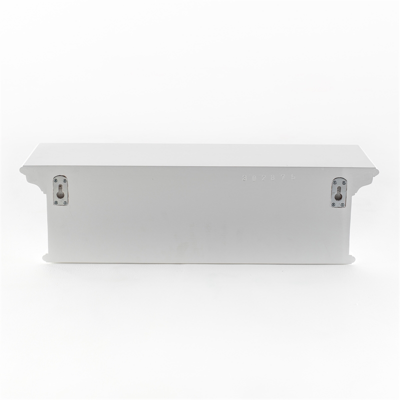 NovaSolo 4 Hook Coat Rack in Pure White