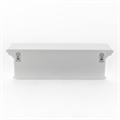 NovaSolo 4 Hook Coat Rack in Pure White