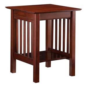 leo & lacey timeless design solid wood printer stand in walnut