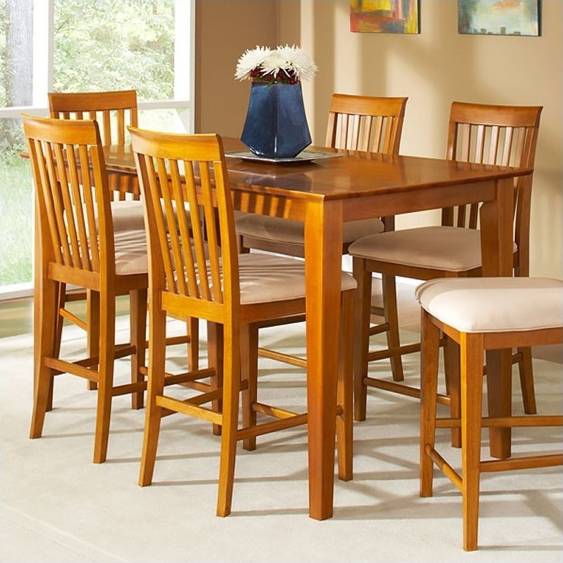 Leo Lacey Counter Height Pub Dining Table In Caramel Latte 54 X Leo Lacey Counter Height Pub Dining Table In Caramel Latte 54 X Erfly