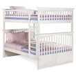 Leo & Lacey Full Over Full Bunk Bed in White