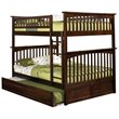 Leo & Lacey Full Over Full Bunk Bed in Walnut