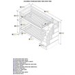 Leo & Lacey Twin Over Twin Staircase Bunk Bed in White