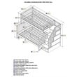 Leo & Lacey Twin Over Full Staircase Bunk Bed in White