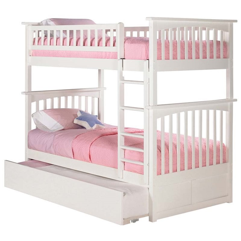 Leo & Lacey Urban Twin Over Twin Trundle Bunk Bed