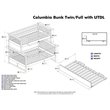 Leo & Lacey Urban Twin Over Full Trundle Bunk Bed
